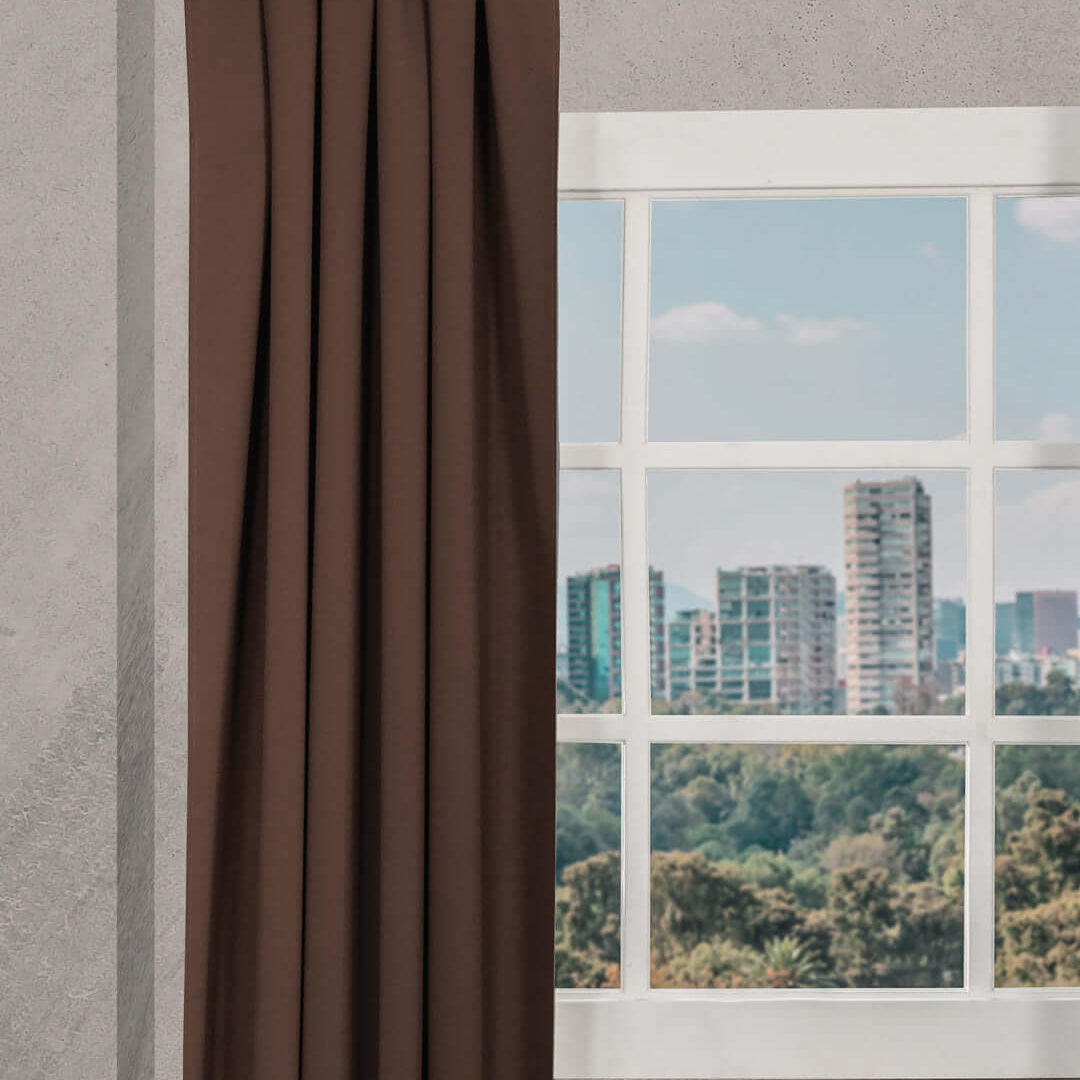 Cortina de Sala Blackout Moka