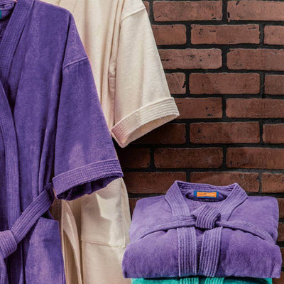 Bata de Bano Hamton Morado