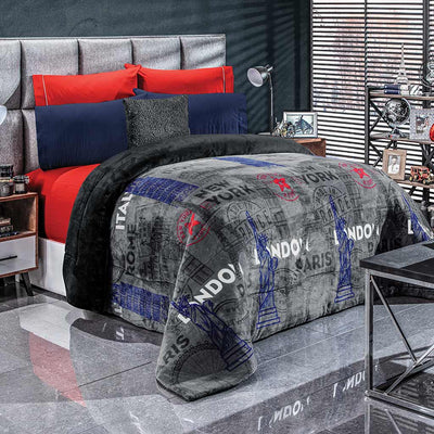 Cobertor Flannel Extra Soft Travel