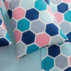 juego De Sabanas Micro Flannel Hexa Menta
